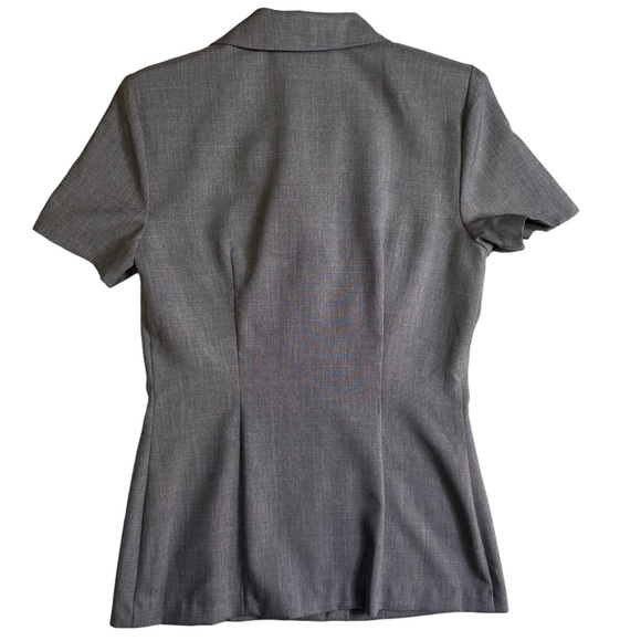 All That Jazz Gray 2 Piece Dress Set Size 9/10 Floral Embroidery on Dress NWT - Picture 8 of 17